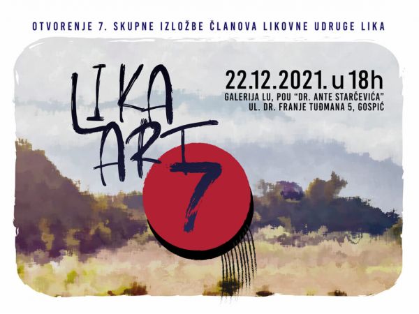 SKUPNA GODIŠNJA IZLOŽBA ČLANOVA LIKOVNE UDRUGE LIKA