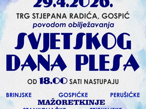OBILJEŽAVANJE MEĐUNARODNOG DANA PLESA - 29.04.2026.
