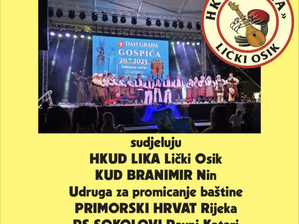 11. VEČER FOLKLORA HKUD LIKA, LIČKI OSIK