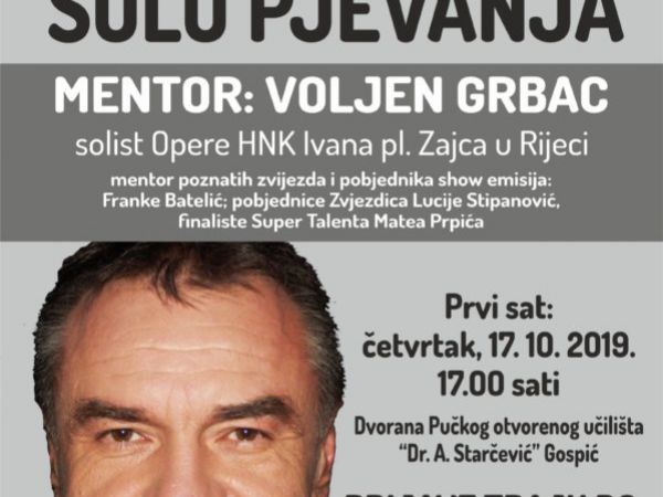ŠKOLA SOLO PJEVANJA