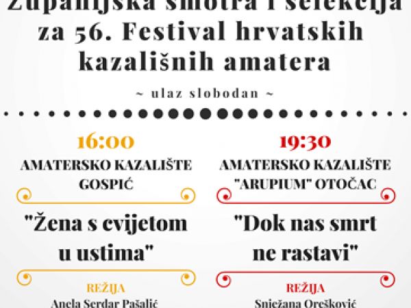 Županijska smotra i selekcija za 56. Festival HKA