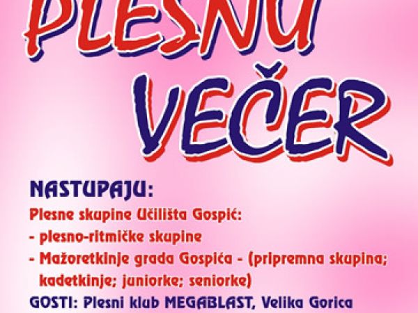 PLESNA VEČER