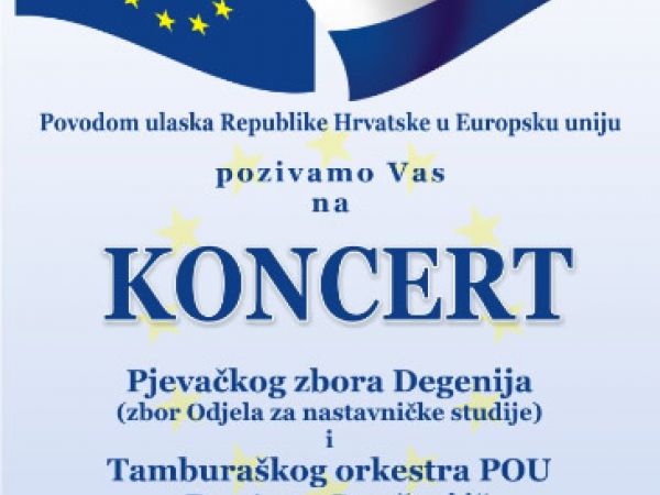 KONCERT POVODOM ULASKA U EU
