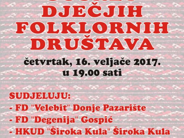 Susret dječjih folklornih društava
